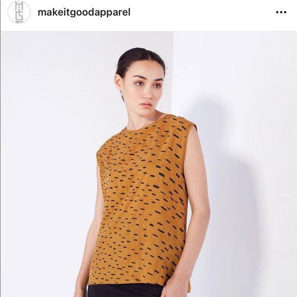 MAKE IT GOOD APPAREL madewell style cupro tank top - Picture 4 of 12